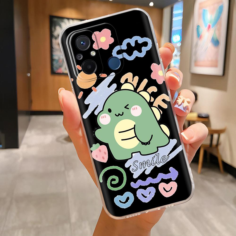 For Cover Xiaomi Redmi 12C Case Cute Cartoon Painted Shockproof Bumper Soft TPU Phone Case For Redmi 12C 13C 14C Coque Fundas