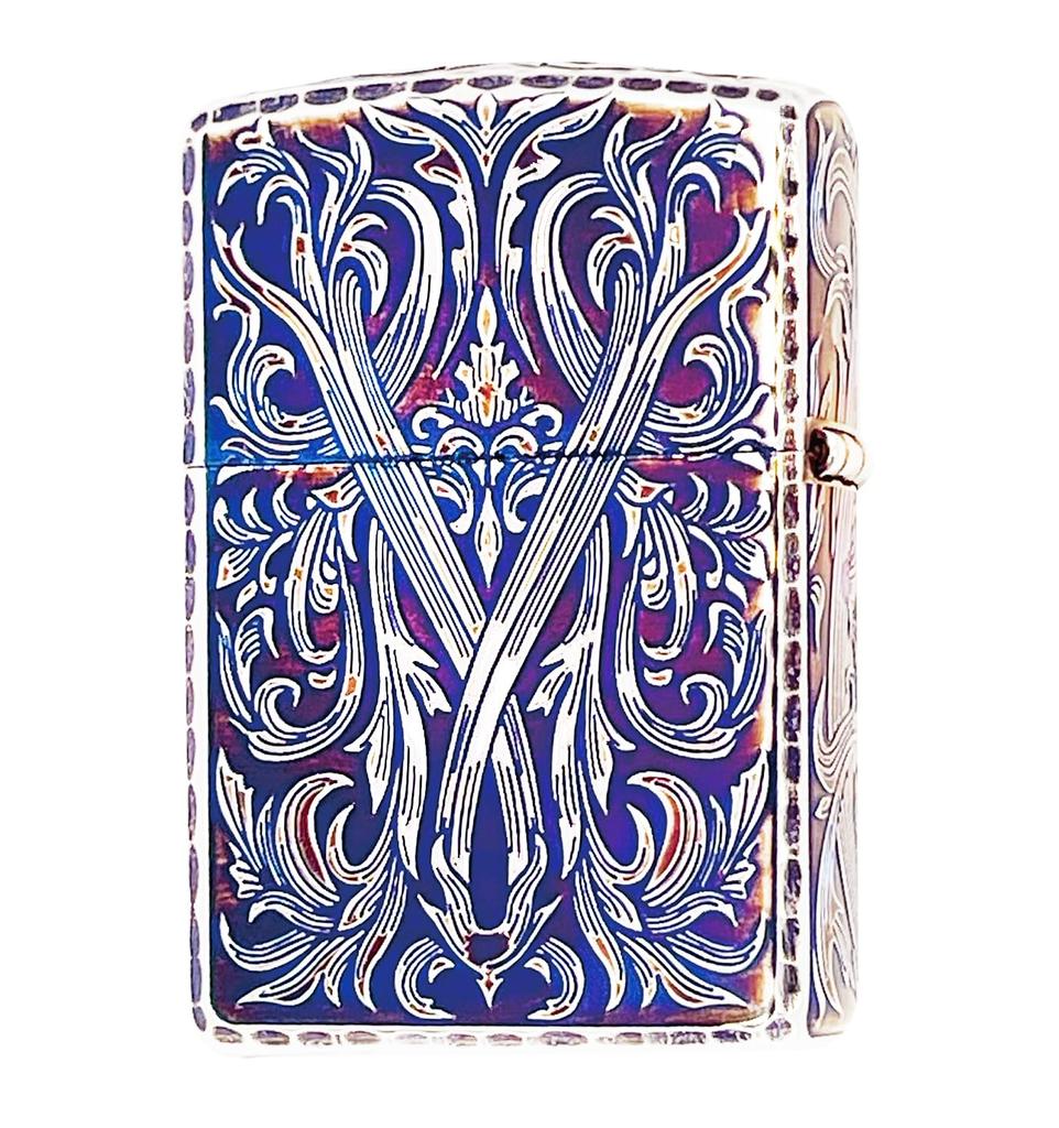 ZIPPO Box Armor Limited Edition Serial Number Arabesque 162GI-luxury3 [Premium Included] (Aurora Silver)