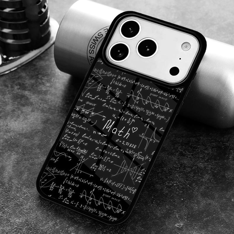 Physics Math Formula Equation Phone Case for iPhone 17 16 15 Pro Max Air 14 13 12 11 Plus Shockproof Capa Cover