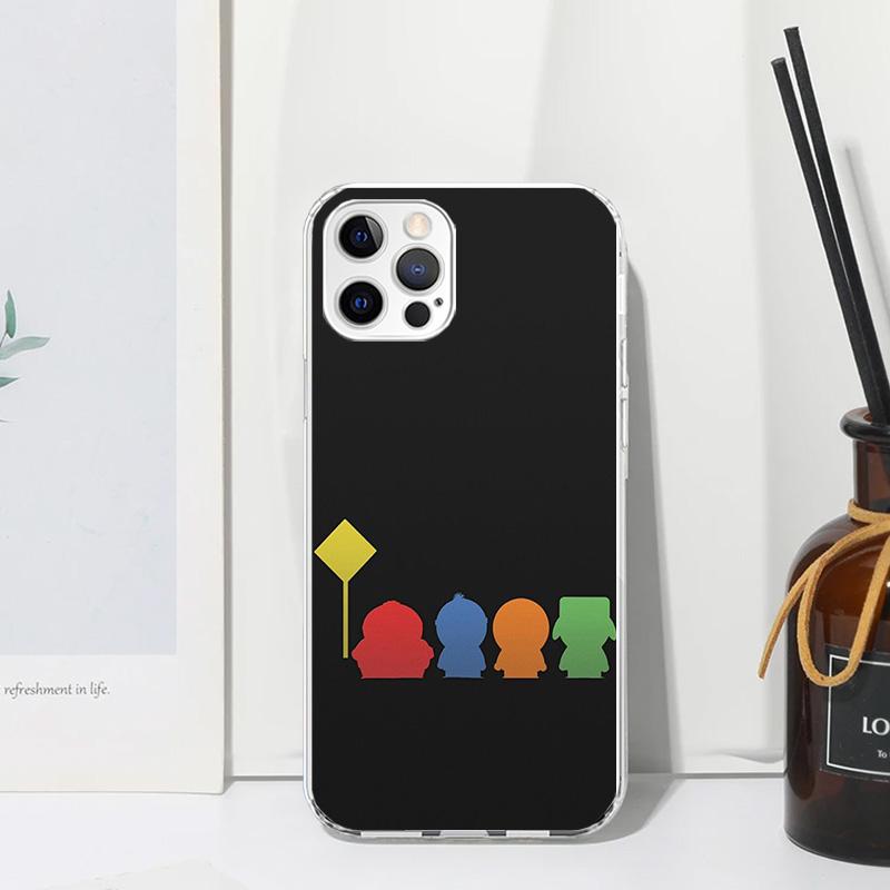Cartoon S-South-Parkes Phone Case For Iphone 17 Air 16 15 Plus 16E 14 Pro Max 13 Mini 12 11 7 8 SE Fundas Soft Back Cover 17 Air