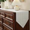 Kitchen Coffee Dining Table Rustic Farmhouse Living Room Bedroom Dresser Decor Lace Hollow-out Macrame Table Runner