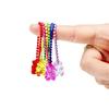 5pcs/lot Candy Color Colorful Cute Resin Bear Keychain Mini Bear With Chain For DIY Jewelry Making Finding Accessories