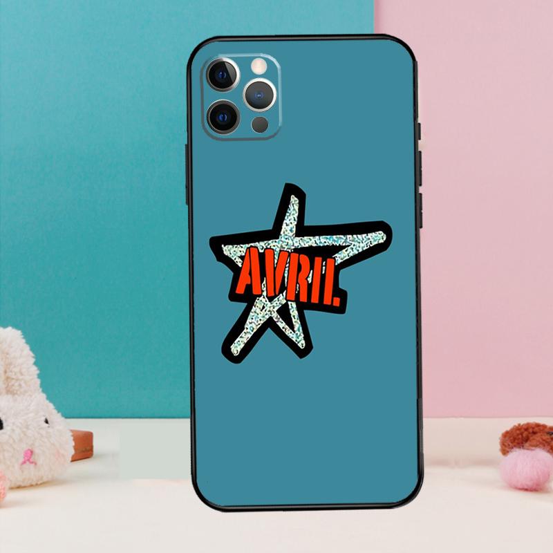 Singer Avril Lavigne Phone Case For iPhone 14 15 16 Pro Max 11 12 13 Pro X XR XS Max Plus Soft Cover