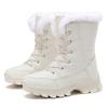 Snow boots women's shoes winter velvet thickened cold-proof warm leg guards high-top versatile large cotton shoes non-slip boots