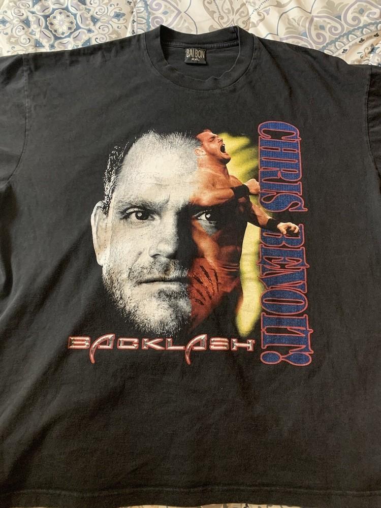 Chris Benoit vintage BACKLASH Gift For Fan Full Size S to 5XL T-shirt D152 Unisex T-Shirt XL
