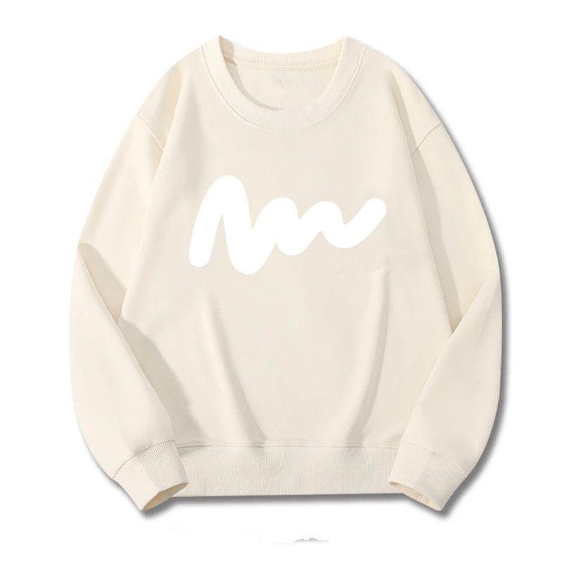 Trendy American-Style Drop-Shoulder Loose Round-Neck Sweatshirt for Men and Women, Autumn and Winter Japanese-Style Couple Wear, Youth Student Tops