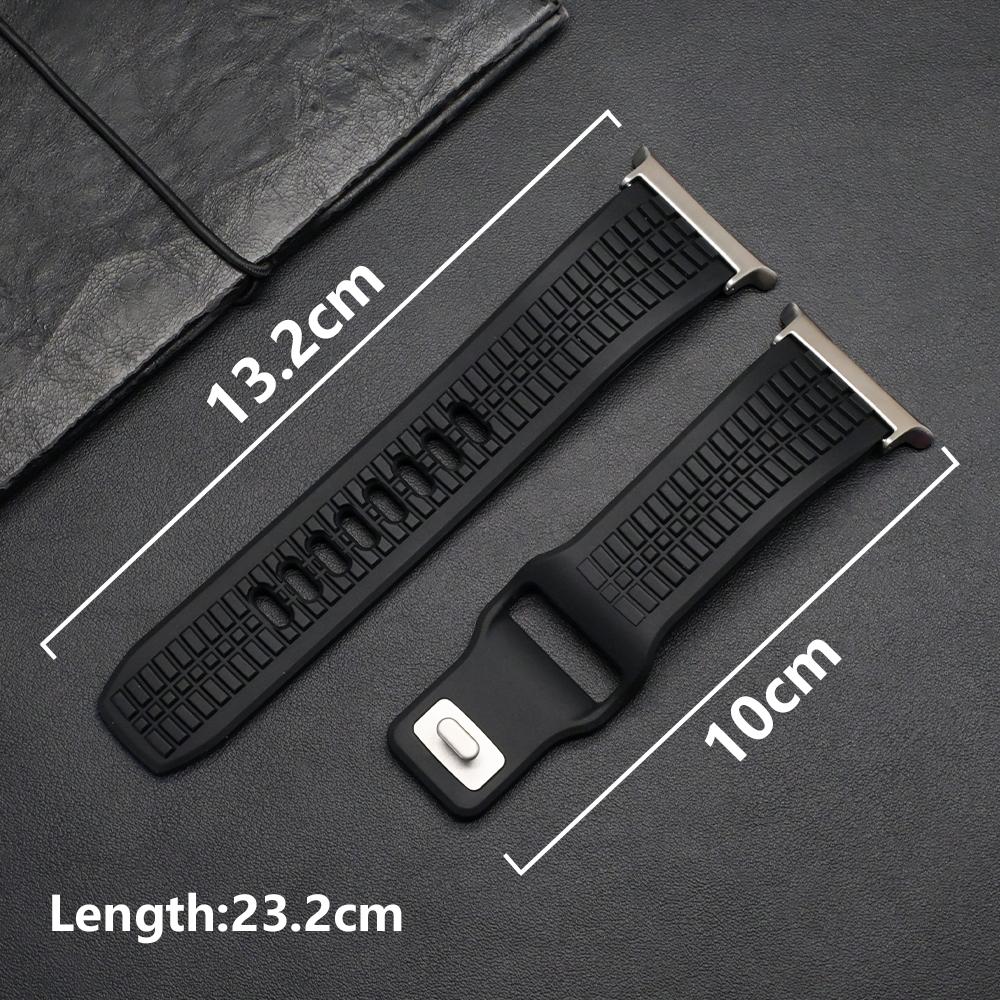 Sport Silicone Strap for Samsung Galaxy Watch Ultra 2025 Bracelet Men Wrist Band for Samsung Galaxy Watch Ultra 47mm 2024 Correa