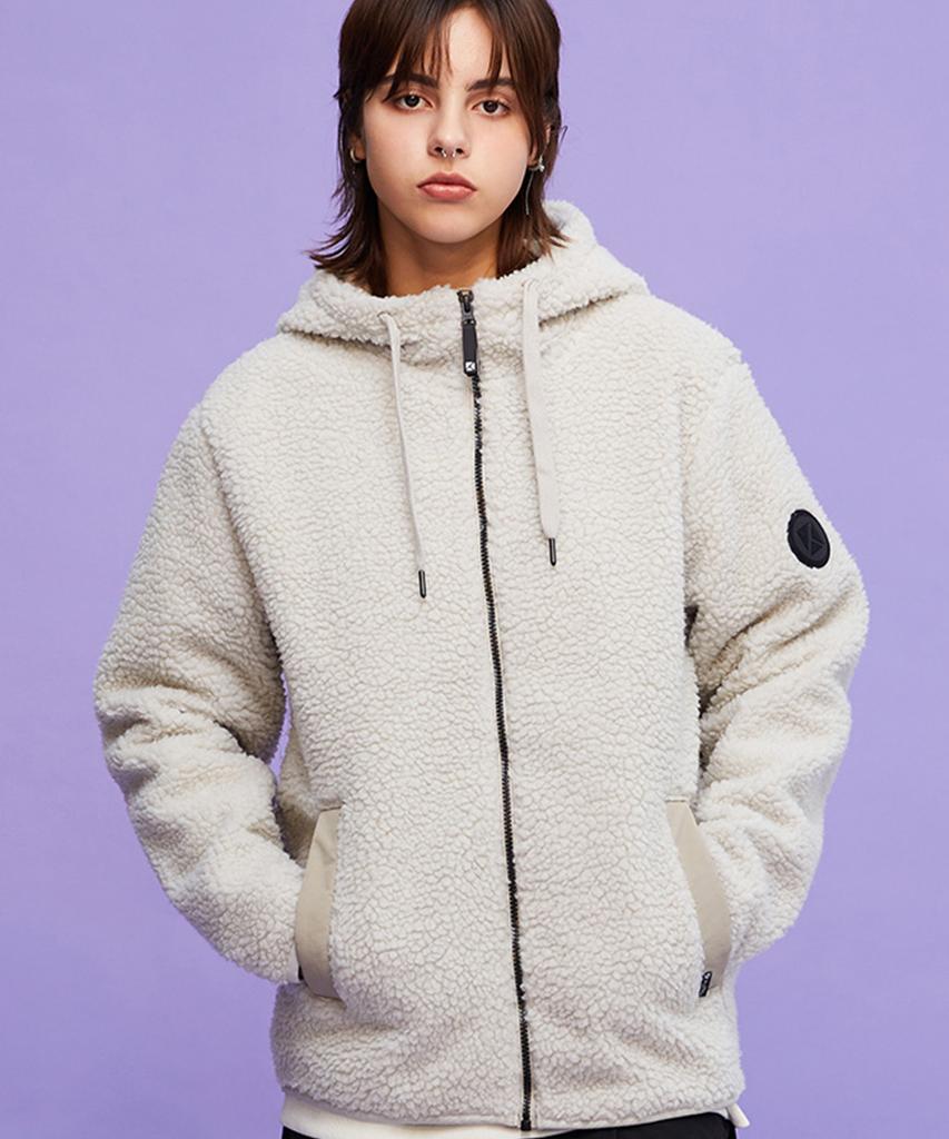 Kulte 212 Boa Hooded Fleece Ivory