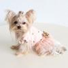 Winter Jacquard Flared Sleeve Fleece Dress Dogs Cats Pet Clothes