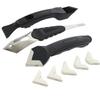 3 Pcs Set New Silicone Scraper Caulking Grouting Tool Sealant Finishing Cleaning Kit Kitchen Window Cleaner Scraper Set Remover
