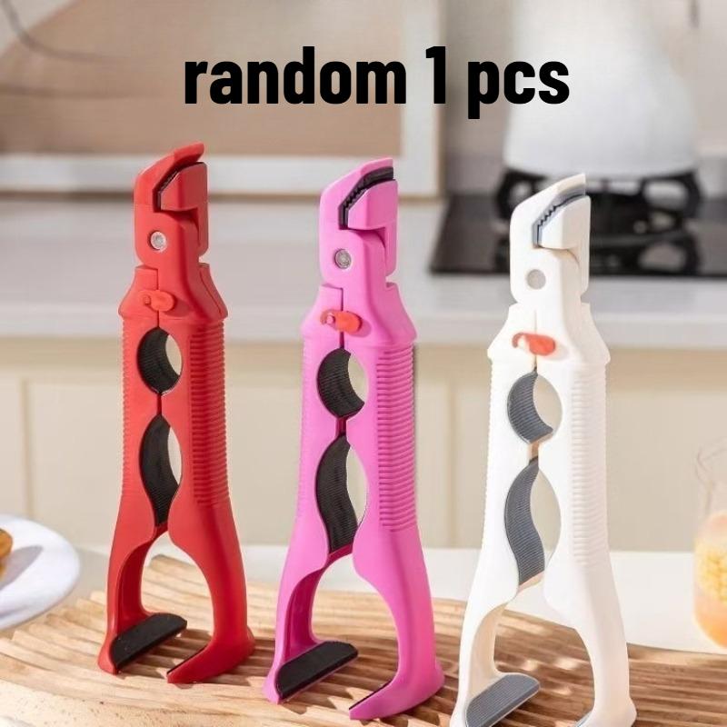 3-in-1 Anti-Scald Bowl Clip Multifunctional Kitchen Bowl Clip Non-Slip Kitchen Plate Tongs Bowl Clip Bottle Opener Anti-hot