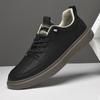 Men's shoes 2025 summer new men's leather surface waterproof casual shoes soft sole retro fashion non-slip wear-resistant board shoes tide