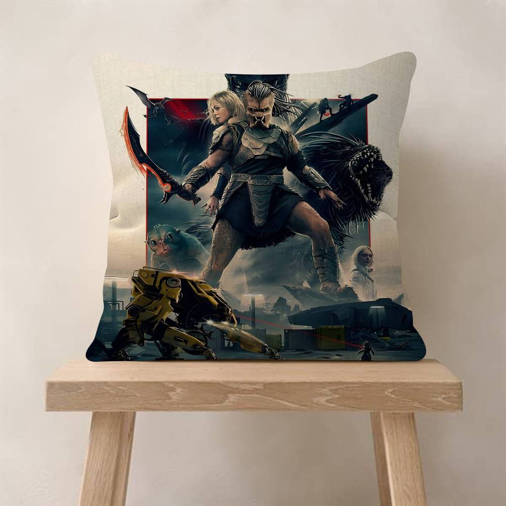 1PC The Predator Maple Design Cushion Cover Happy Autumn Harvest Decor Holiday Decorati Pillow Cover