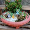 Fluorescent Fairies Figurines 6pcs Home Sculptures Ornament Home Cake Topper Decorations Garden Resin Small Accessories