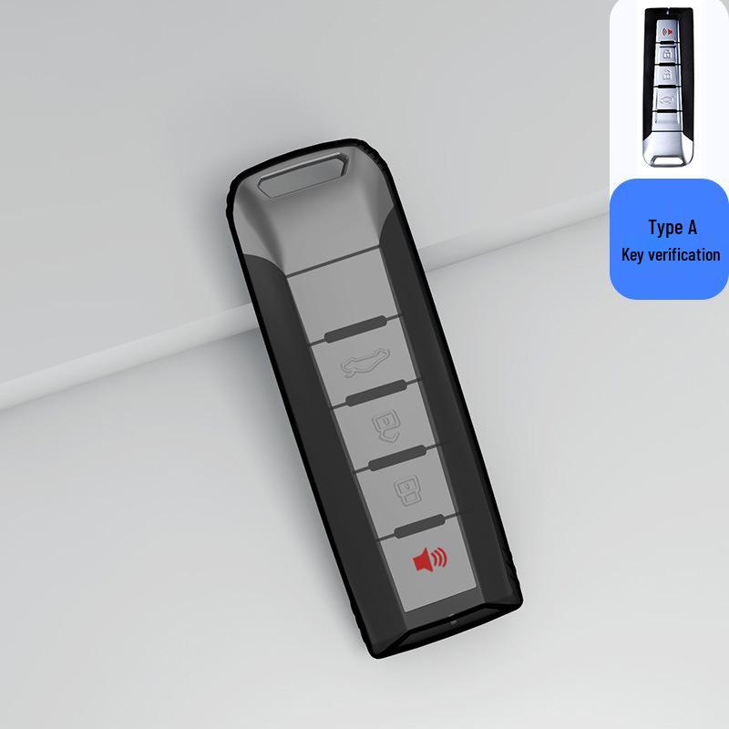 Great Wall WEY VV7/VV5S/Tank 300/VV6/Macchiato Full-Cover Transparent Car Key Shell