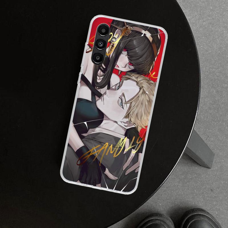 Anime S-Spy Family Anya Phone Case Cover for Samsung Galaxy A17 A16 A26 A36 A56 A57 A37 A15 A25 A35 A55 A14 A24 A34 A54 A13 A23