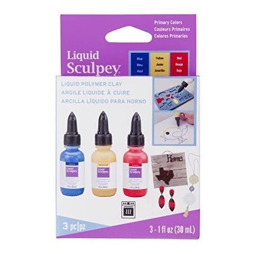 Liquid Medium - Polyform - Sculpey - 3 X 29 Ml - Acrylic Paint - Glazing - Gloss