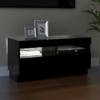 Moderner TV-Schrank Mit LED-Beleuchtung, TV-Sideboard, Dekorativer Stauraum, 80x35x40 Cm