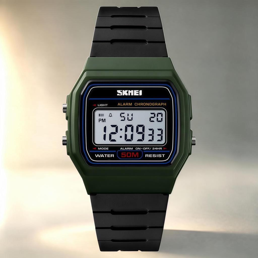 Unisex Digital Watch SKMEI Chronograph LED Backlight School 1412