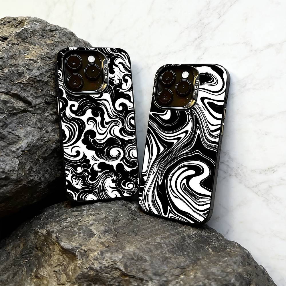 Geometric figures Phone Case For iPhone 17,16,15,14,13,12,11 Plus,Pro Max,XS,Colorful Silver Phone case Funda Cover