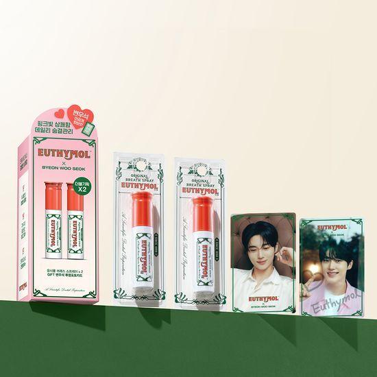 

EUTHYMOL Mouse Spray Double Plan (+Byeon Woo-seok Transparent Photo Card)