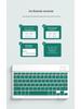 Universal Silent Rechargeable Bluetooth Keyboard for iPad, Mobile Phone, and Tablet