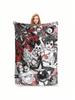 DAN DA DAN Cartoon Anime Throws Blanket  Super Soft Blanket For Travel Couch Sofa Picnic Bed  Blanket Birthday Gift