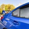 For SUBARU WRX STI 2014- Car Rear Window Shutter Cover Window Louver Vent Trim Sticker Bodykit Car Style Accessories