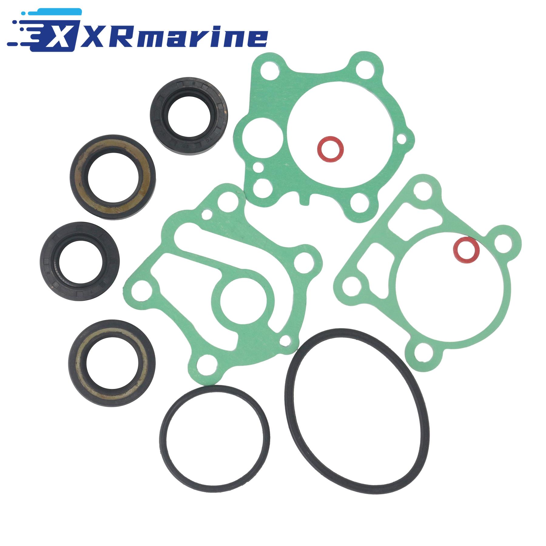 6J8-W0001 Lower Unit Gasket Seal Kit For Yamaha 25 30 HP Outboard Motor 1986-1995 6J8-W0001-21 6J8-W0001-C1/C2/C3 Sierra 18-2789 6J8-W0001