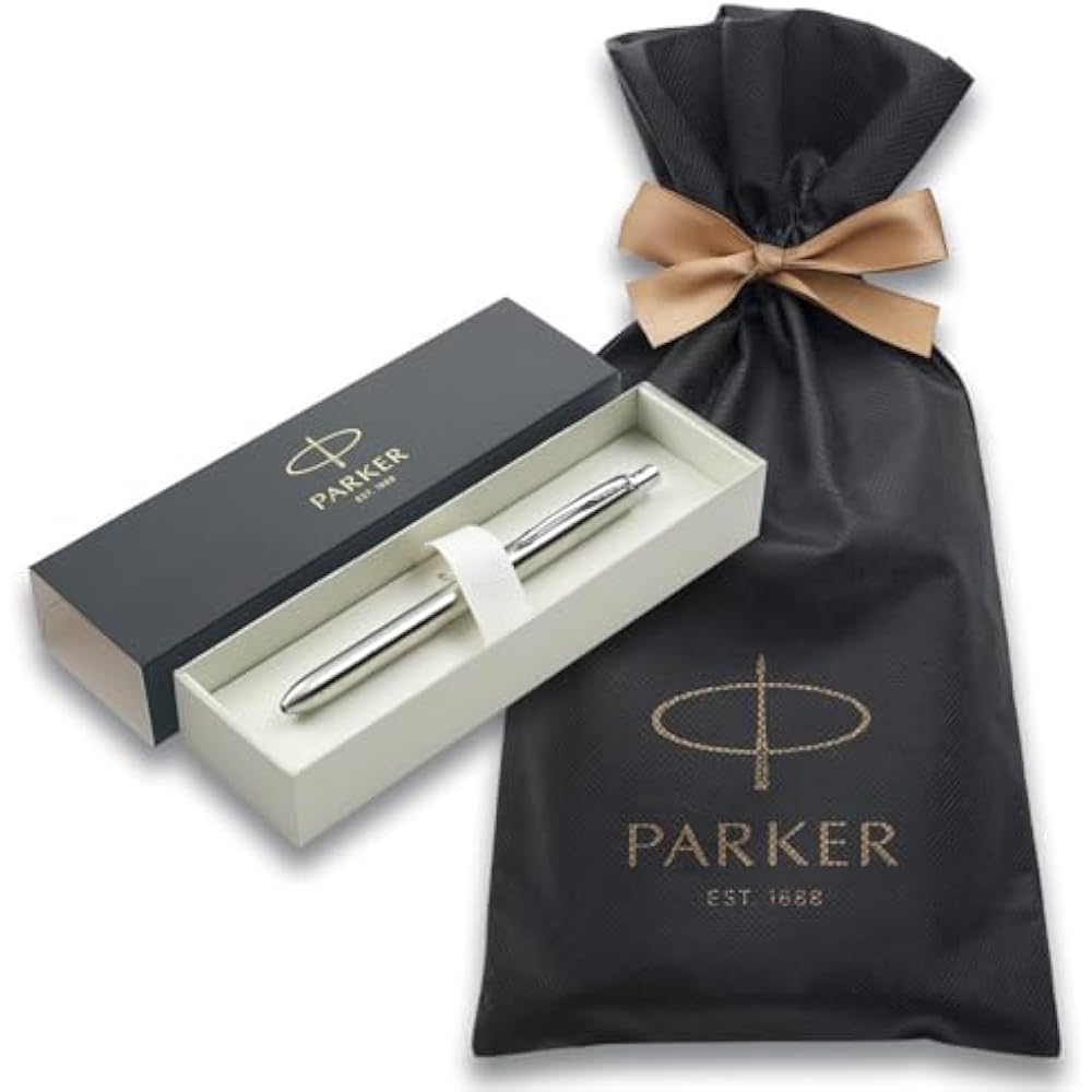 PARKER Parker Multifunction Pen Sonnet Original Stainless Steel CT 3 in 1 Ballpoint Pen, 2 Colors...