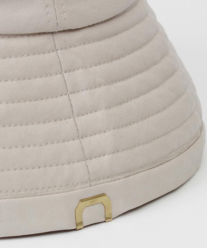 Eondeokeonteulolseutyudio Cotton Bucket Hat Drop Bucket / D Bio / Oatmeal