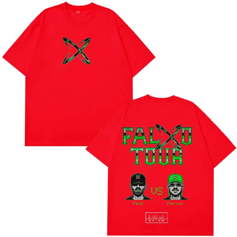 

Rapper Feid Ferxxo Tour 2026 Printed TShirts HipHop Fashion Tshirts Summer New Unisexs Womens Vintage Fashion Tshirt Y2K 4XL
