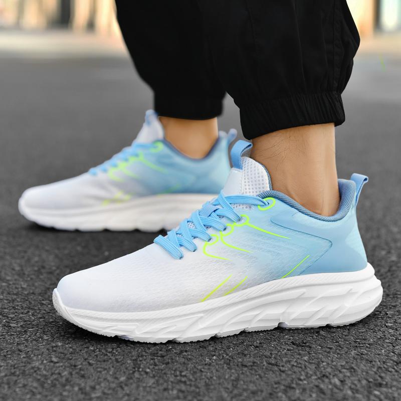 Mens Running Shoes Luxury Shoes  Outdoor Sneakers Cushioning Breathable Mesh Off Road Trainer Shoes Race Non Slip Fashion