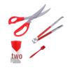 BBQ Scissor Tongs & Tool Set