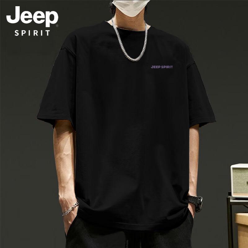 JEEP SPIRIT Men s Pure Cotton Short Sleeve T-Shirt 2XL