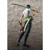 Statuette - MEGAHOUSE - One Piece - Roronoa Zoro - 10th Limited Ver. - 23 cm - Plastique - Résine