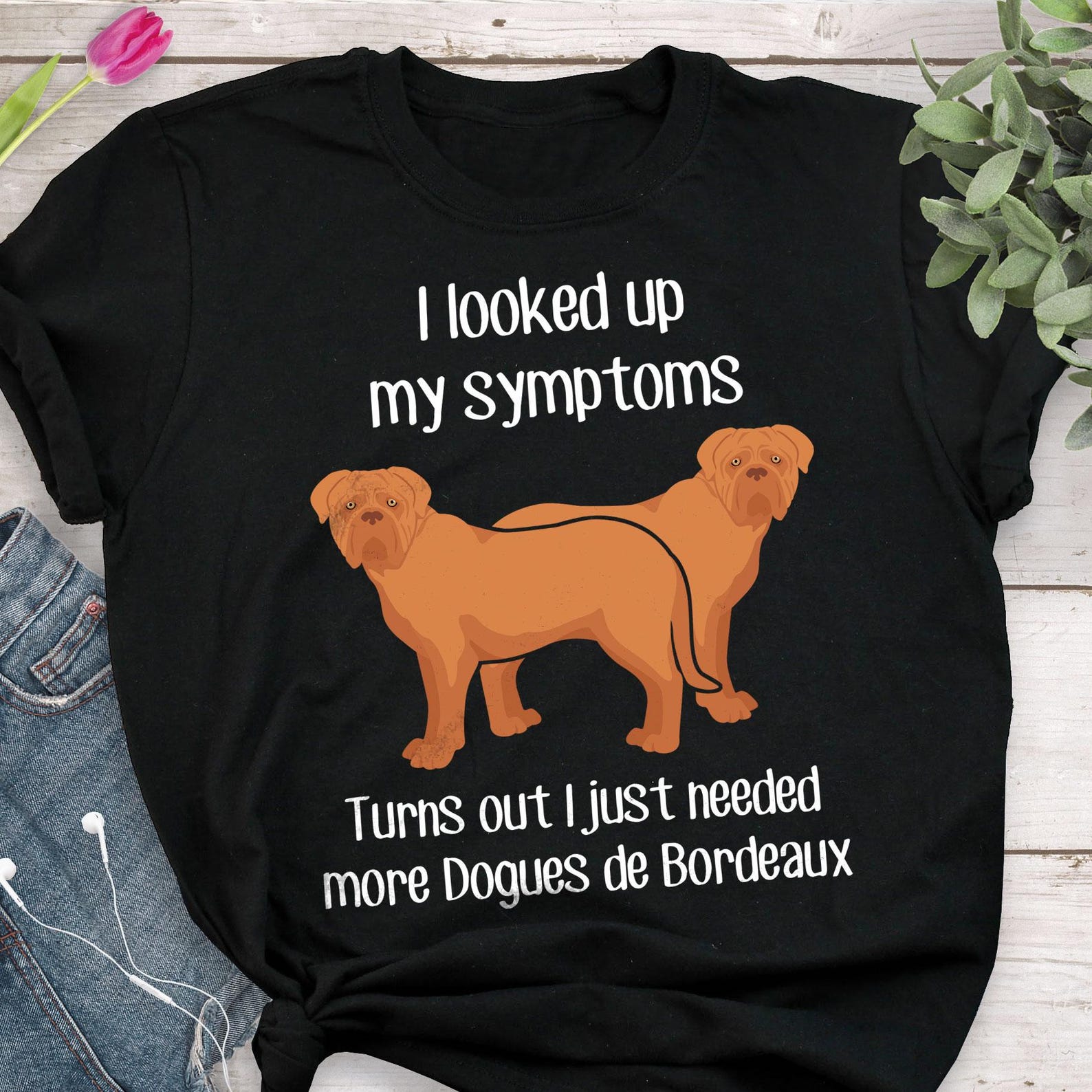 Dogue de Bordeaux Shirt, , , Cute Red French Mastiff T-shirt, Funny Dog Lover Gift, Pet Tee, Dog Mom, Dad, Fawn Bordeaux Bordeauxdog 150