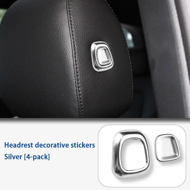 Zentrales Bedienfeld Taste Autotür Kopfstütze Dekorative Aufkleber Für Benz GLB220 GLA200 EQB260 GLE350 GLS450 CLA A B Klasse