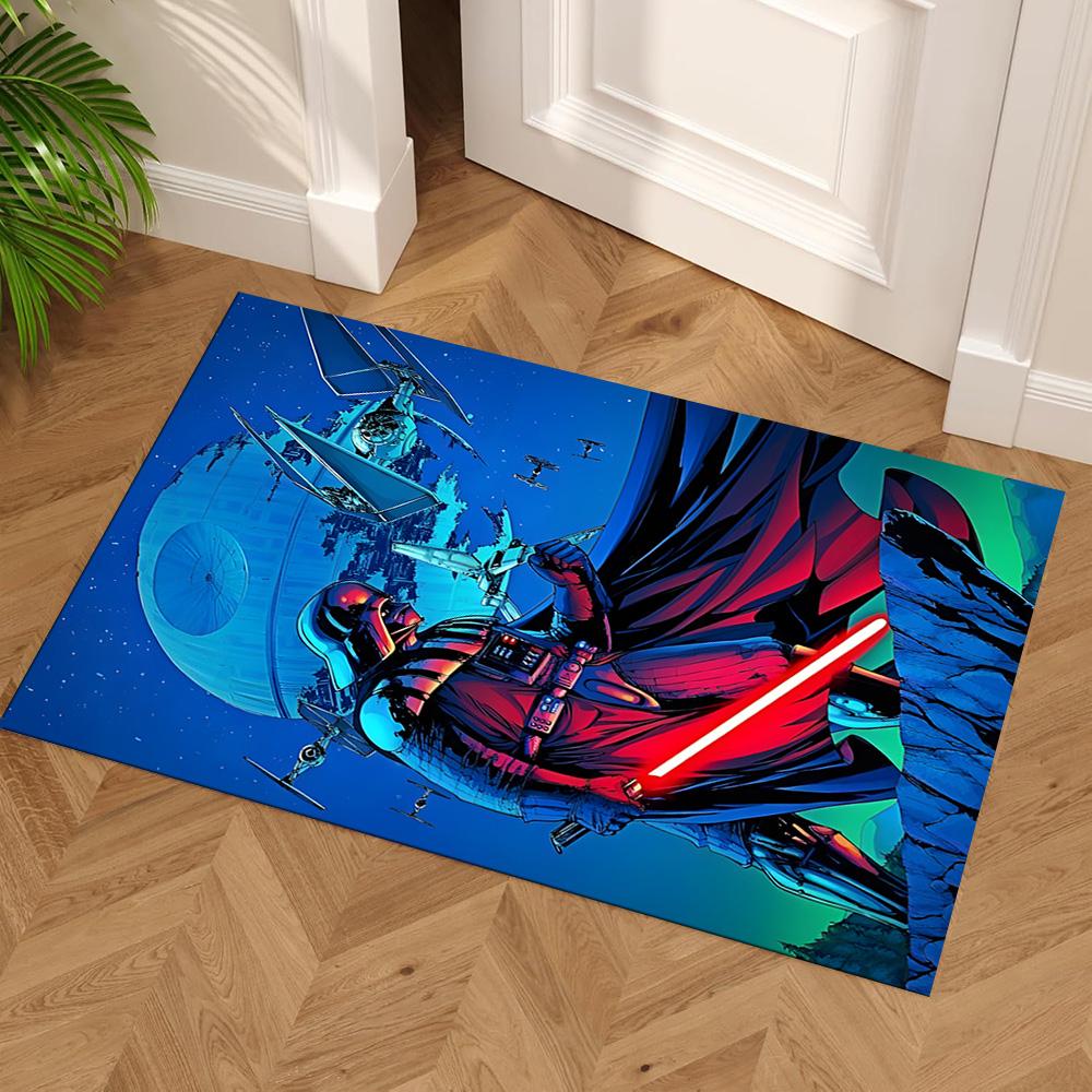 Star Wars Floor Mat Suitable for Game Room Kitchen Entryway Outdoor Antislip Carpet Office Home Decor Gift for Festivals