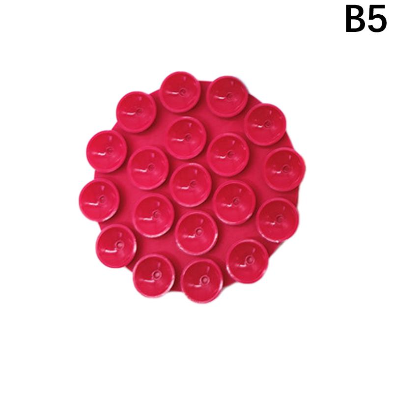 Double Side Silicone Suction Pad For Mobile Phone Fixture Suction Cup Backed Adhesive Rubber Sucker Pad For Fixed Pad