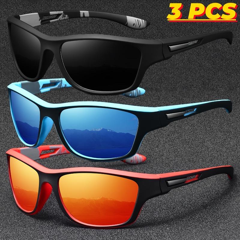 Ensemble abordable de 3 pièces Style classique vintage Lunettes de mode Design enveloppant unisexe Convient pour un usage quotidien décontracté