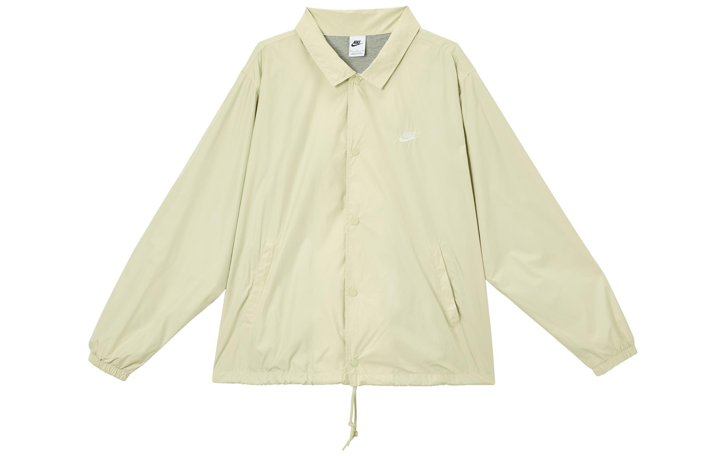 Nike Club Jackets Men s Ecru Lapel Moderate Other FN3317-229 L