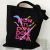 KPOP Demon Hunter Group Printed Canvas Bag Spot Women's Daily Handbag Shopping Bag KTY