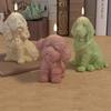 3D Dog Cat Silicone Candle Mold DIY Cute Animal Crystal Resin Mold Glue Gypsum Soap Mold For Candle Making Home Decoration Craft