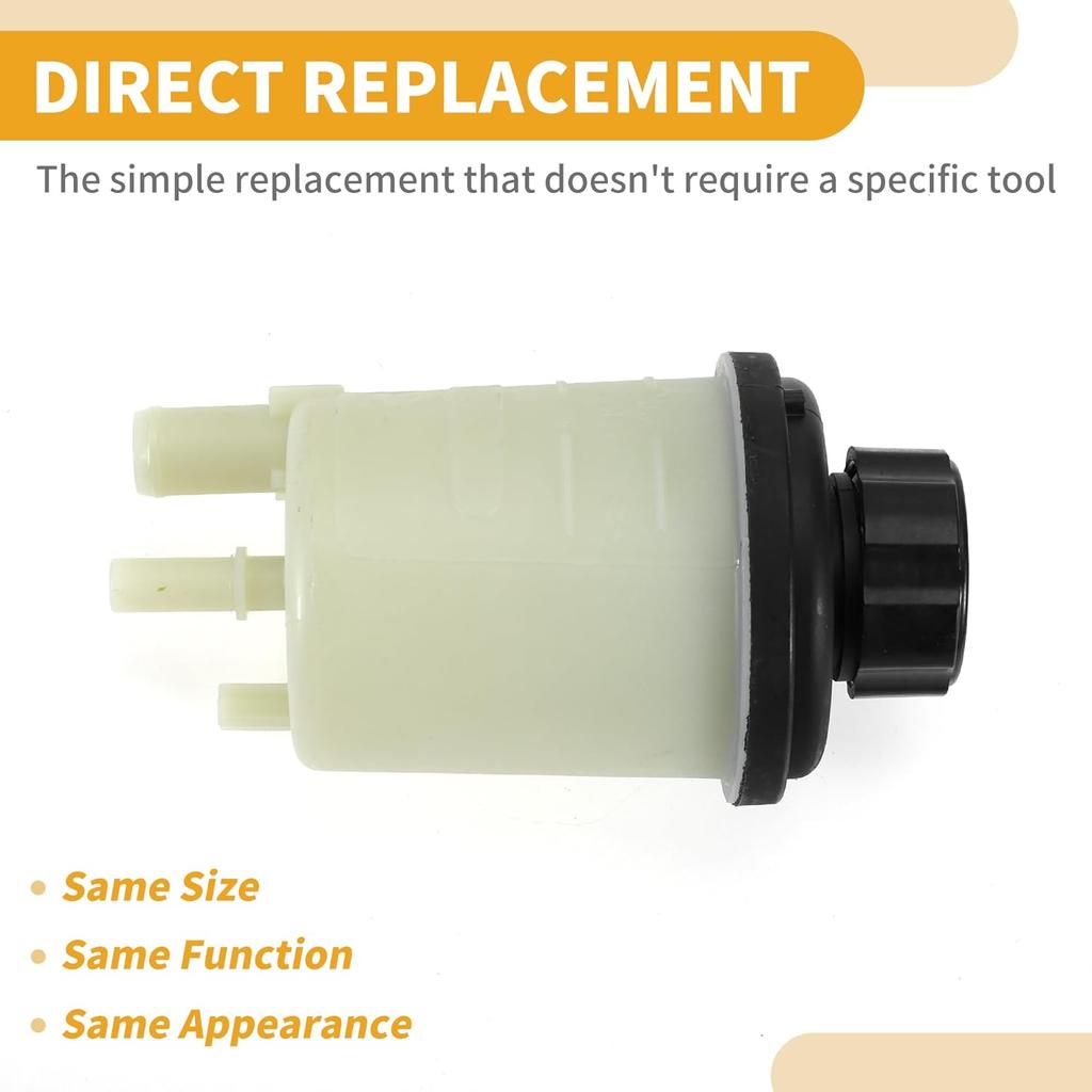 Stuurbekrachtigingsreservoir - Nr. 30680756 Auto Automoetieve Stuurbekrachtigingstank - voor Volvo S80 2007-2014 Plastic Beige - 1 Stuks