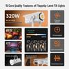 SOULMATE A320X 300W Bi-Color COB Video & Photography Light Kit
