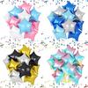 Starry Sky Five-Pointed Star Aluminum Balloon Set for Parties and Celebrations