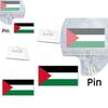Großhandel Kundenspezifische Palästinensische Flagge Acryl Geometrische Brosche Anstecknadel