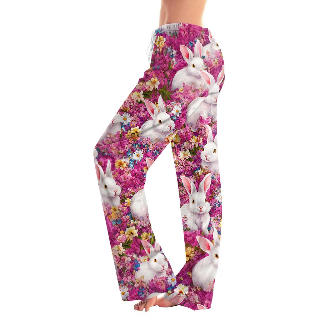 Dámské Módní Volné Ležérní Tištěné Ležérní Kalhoty