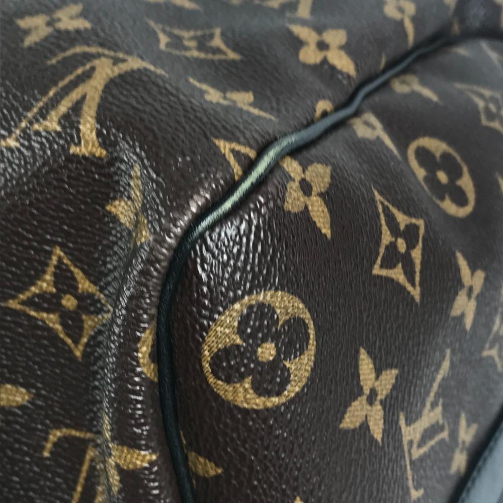 Louis Vuitton M56711 MonogramMacassar Keepall-Bandouliere45 Shoulder Travel Bag